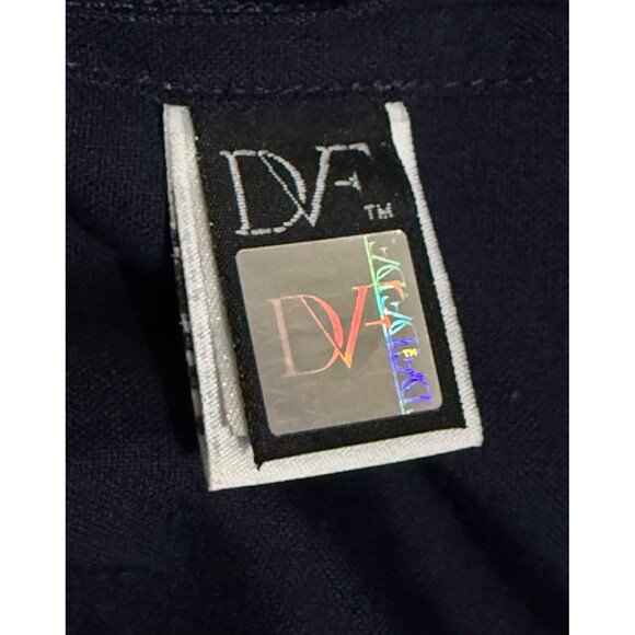 Diane von Furstenberg Shirt Dress 4 Pink Silk Combo Navy Wool Skirt Old Money - Picture 6 of 9